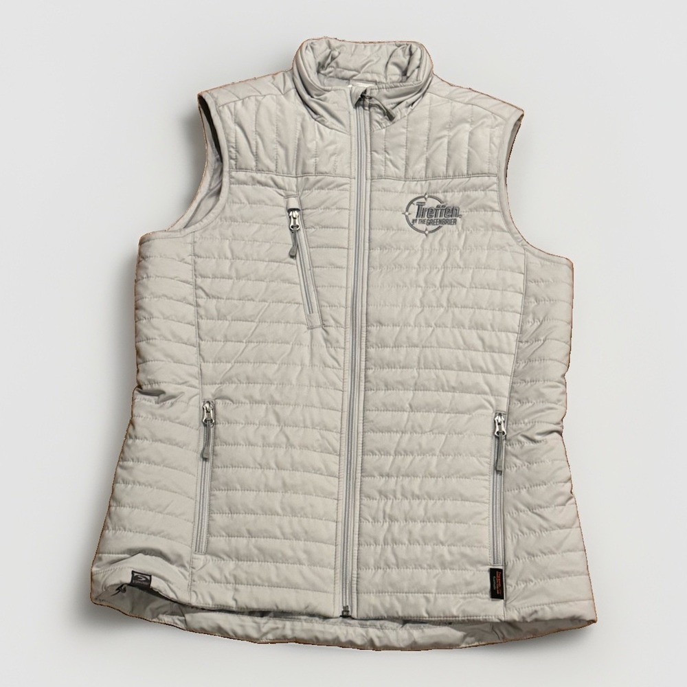 Porsche Puffer Vest Women's Size M Treffen Greenbrier Quilted Racing PCA